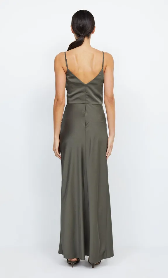 Bec Bridge Maxi Dresses Women ETERNITY V MAXI DRESS 8211 DARK WILLOW