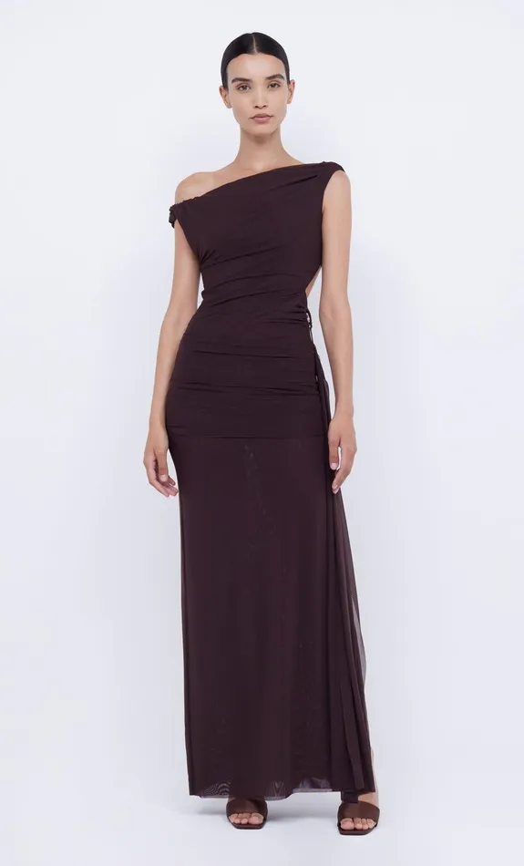 Bec Bridge Maxi Dresses Women KAILANI ASYM DRESS 8211 CHOCOLATE