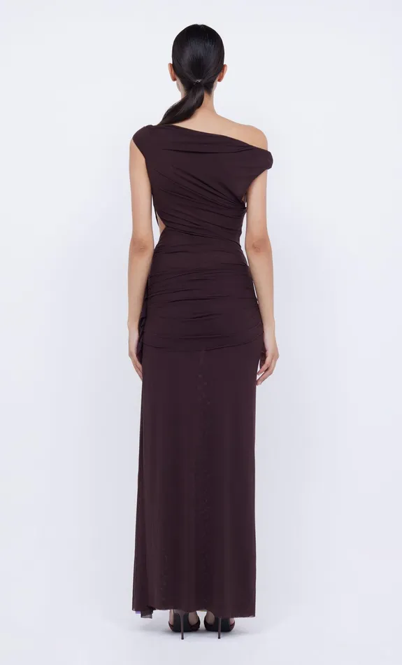 Bec Bridge Maxi Dresses Women KAILANI ASYM DRESS 8211 CHOCOLATE