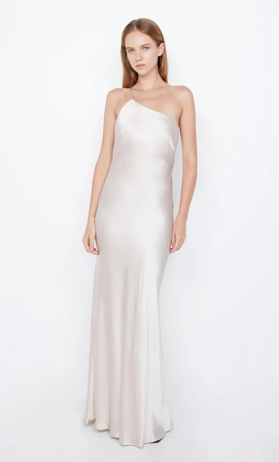 Bec Bridge Maxi Dresses Women MARGAUX ASYM DRESS 8211 SAND