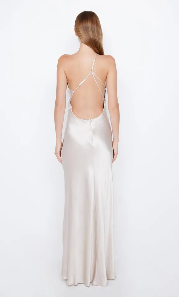 Bec Bridge Maxi Dresses Women MARGAUX ASYM DRESS 8211 SAND
