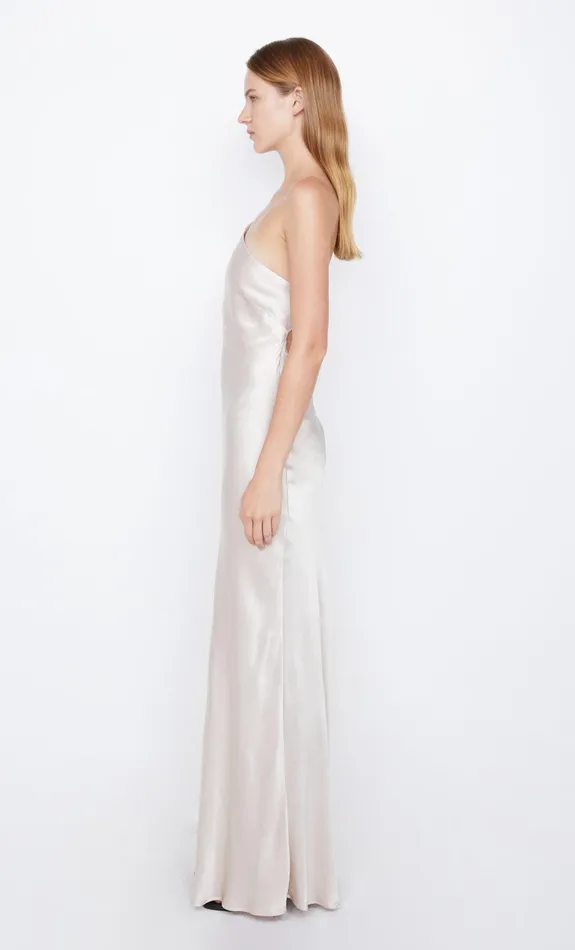 Bec Bridge Maxi Dresses Women MARGAUX ASYM DRESS 8211 SAND