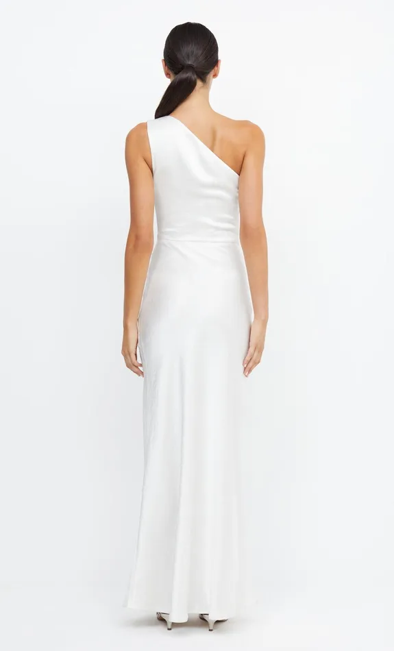 Bec Bridge Maxi Dresses Women THE DREAMER ASYM DRESS 8211 IVORY