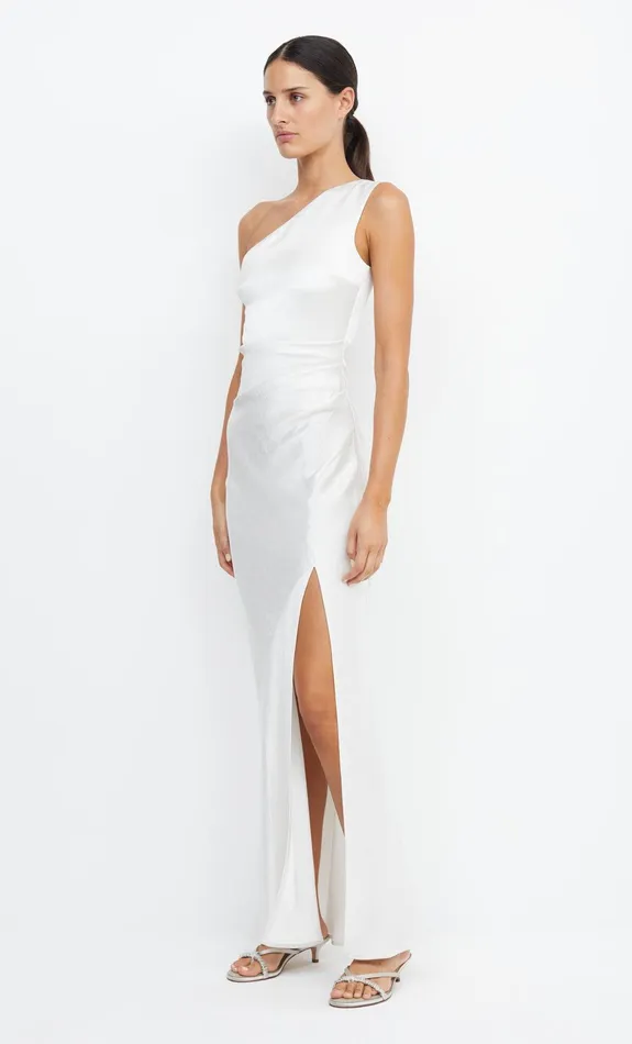 Bec Bridge Maxi Dresses Women THE DREAMER ASYM DRESS 8211 IVORY