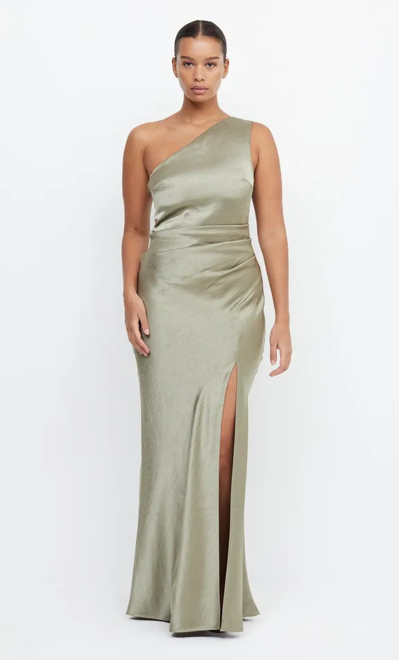 Bec Bridge Maxi Dresses Women THE DREAMER ASYM DRESS 8211 SAGE
