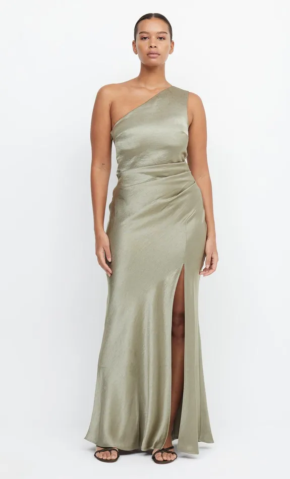 Bec Bridge Maxi Dresses Women THE DREAMER ASYM DRESS 8211 SAGE