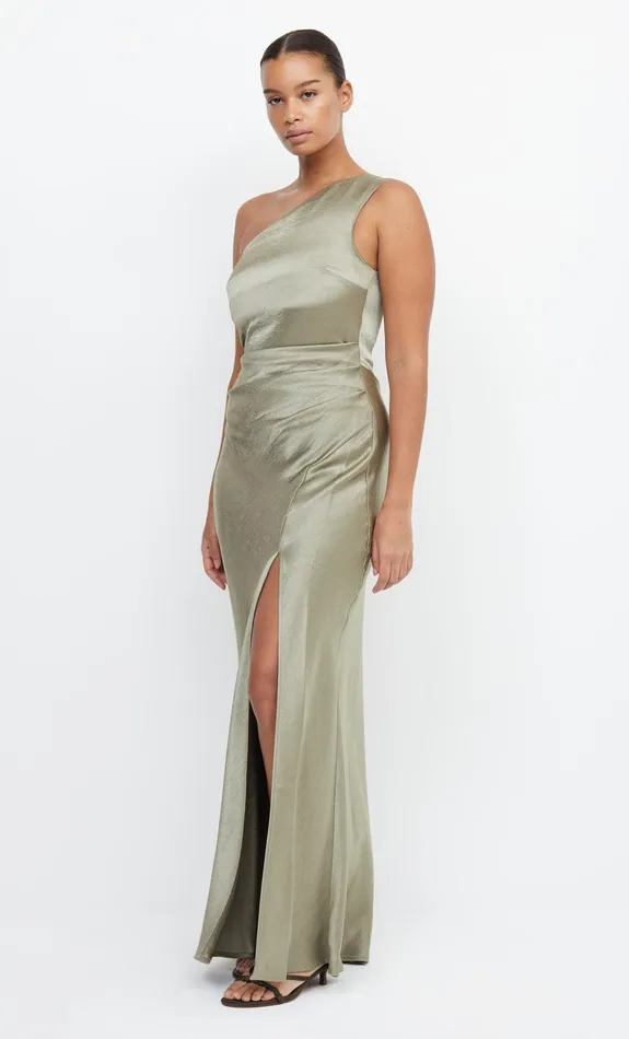Bec Bridge Maxi Dresses Women THE DREAMER ASYM DRESS 8211 SAGE