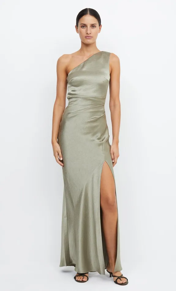 Bec Bridge Maxi Dresses Women THE DREAMER ASYM DRESS 8211 SAGE