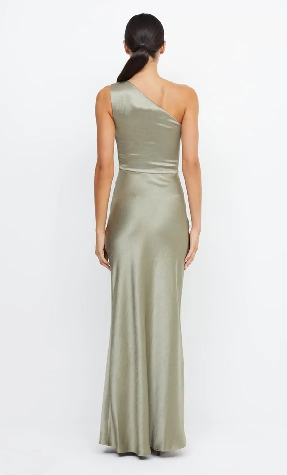 Bec Bridge Maxi Dresses Women THE DREAMER ASYM DRESS 8211 SAGE