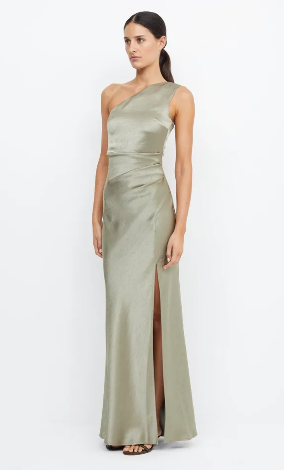 Bec Bridge Maxi Dresses Women THE DREAMER ASYM DRESS 8211 SAGE