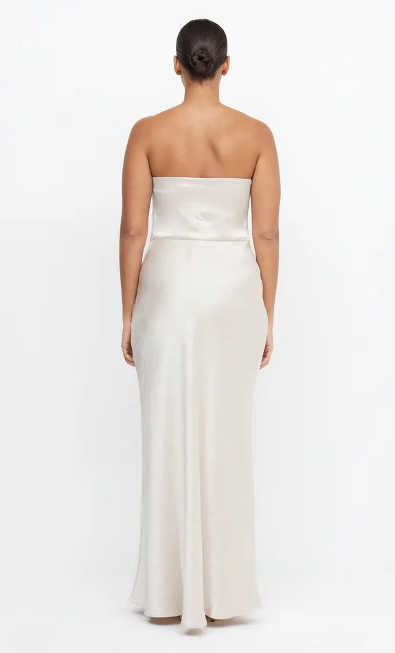 Bec Bridge Maxi Dresses Women THE DREAMER STRAPLESS DRESS 8211 SAND