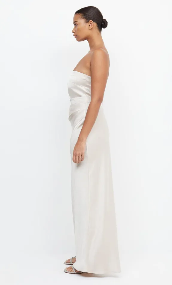Bec Bridge Maxi Dresses Women THE DREAMER STRAPLESS DRESS 8211 SAND