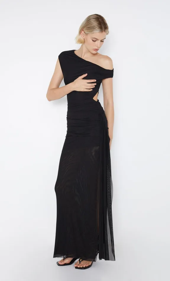 Bec Bridge Maxi Dresses Women VICTORIA ASYM DRESS 8211 BLACK