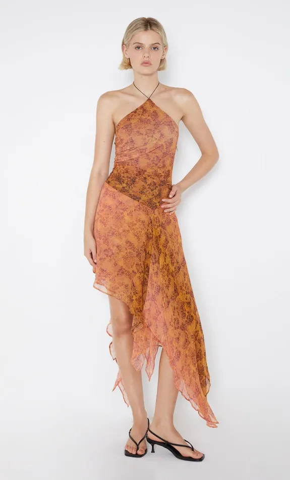 Bec Bridge Midi Dresses Women FLEUR DE LIS HALTER DRESS 8211 FLEUR