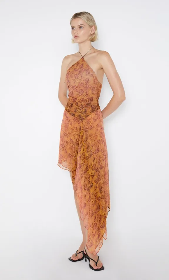 Bec Bridge Midi Dresses Women FLEUR DE LIS HALTER DRESS 8211 FLEUR Bec Bridge Midi Dresses Women FLEUR DE LIS HALTER DRESS 8211 FLEUR
