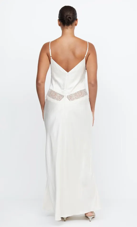 Bec Bridge Prom Dresses Women CELINE TIE MAXI DRESS 8211 CREAMCREAM