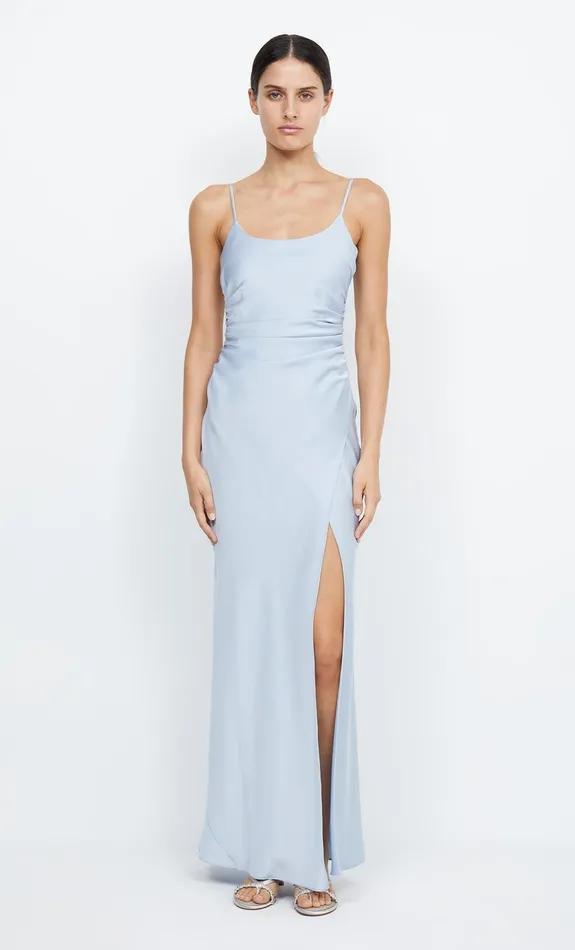 Bec Bridge Prom Dresses Women ETERNITY SCOOP MAXI DRESS 8211 DUSTY BLUE