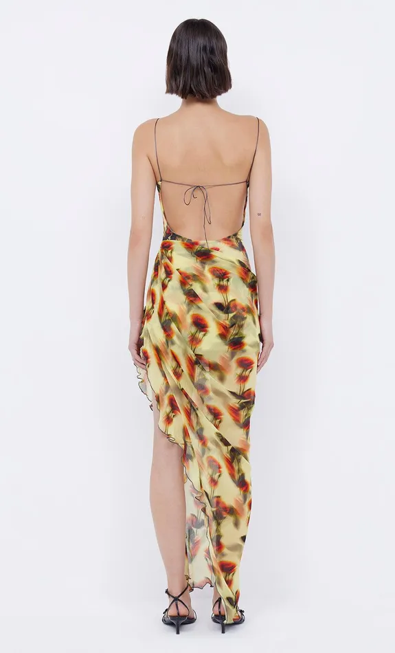Bec Bridge Prom Dresses Women FIORE ASYM MAXI DRESS 8211 CITRUS ROSE