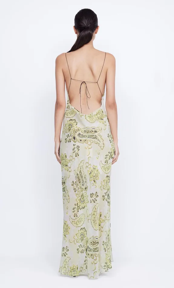 Bec Bridge Prom Dresses Women LYLOU MAXI DRESS 8211 LEMON PAISLEY