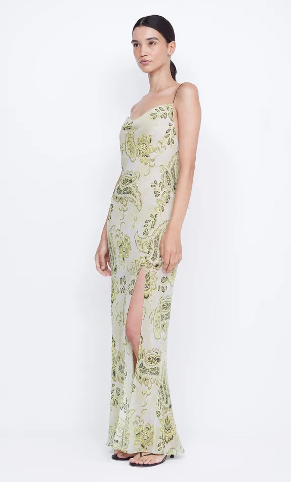 Bec Bridge Prom Dresses Women LYLOU MAXI DRESS 8211 LEMON PAISLEY