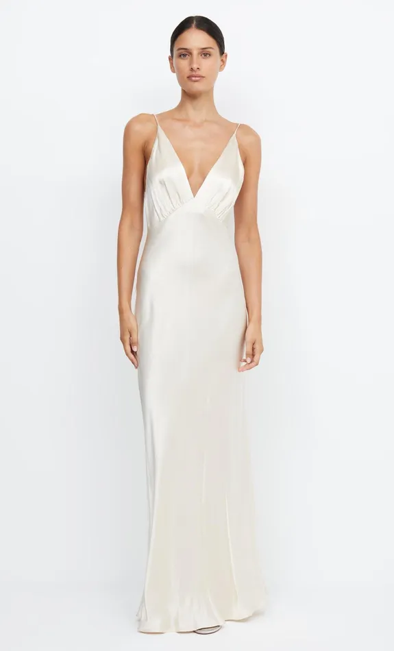 Bec Bridge Prom Dresses Women MOON DANCE V MAXI DRESS 8211 SAND