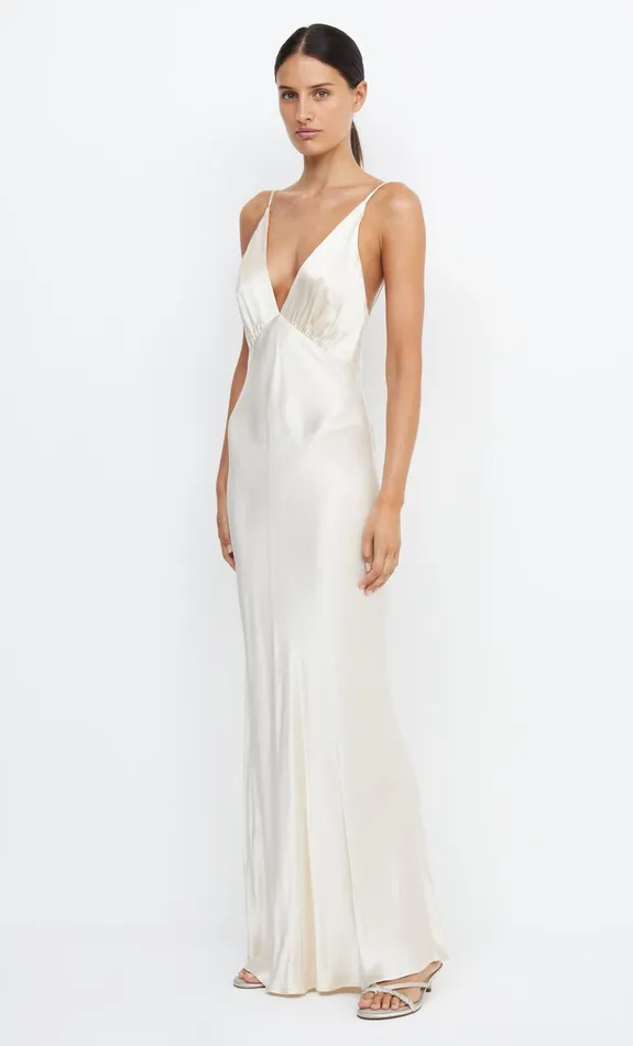 Bec Bridge Prom Dresses Women MOON DANCE V MAXI DRESS 8211 SAND