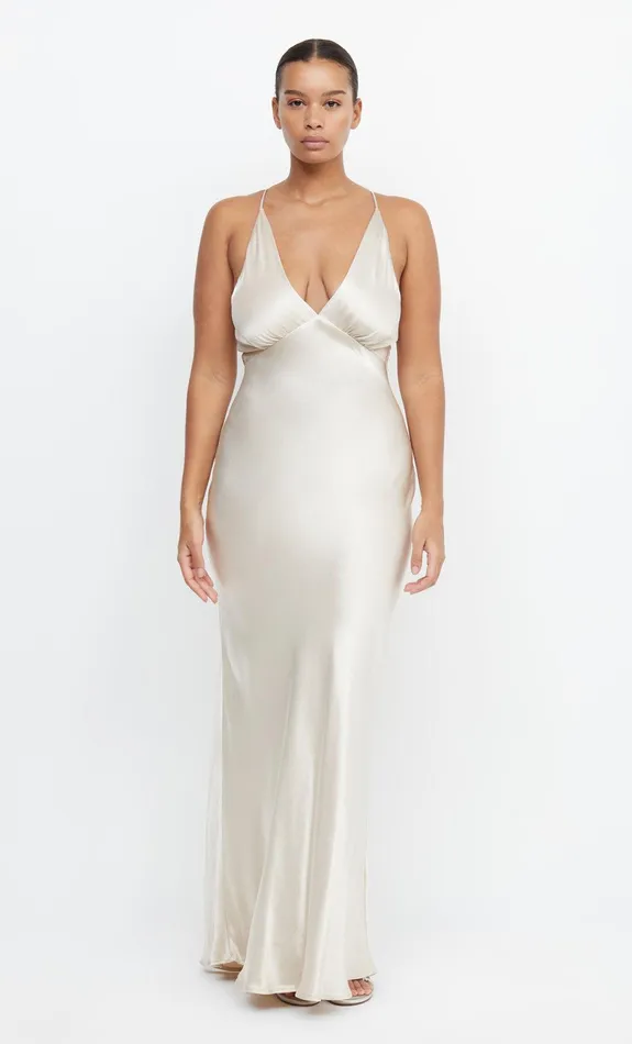 Bec Bridge Prom Dresses Women MOON DANCE V MAXI DRESS 8211 SAND