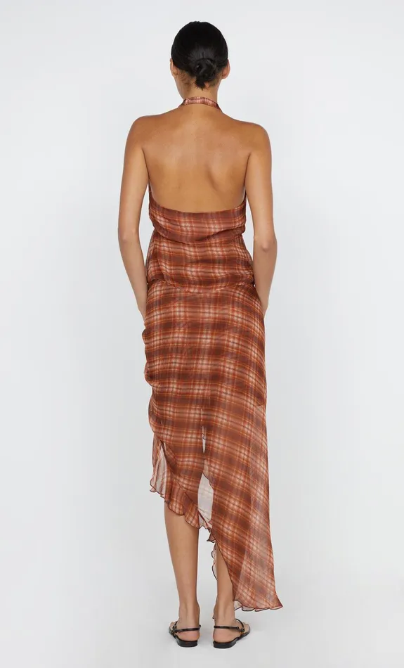 Bec Bridge Skirts Women DEVI SARONG SKIRT 8211 DESERT CHECK