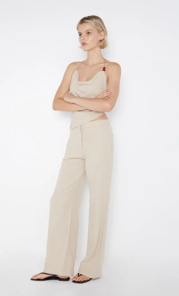 Bec Bridge Sleeveless Women DESIREE HALTER TOP 8211 SAND