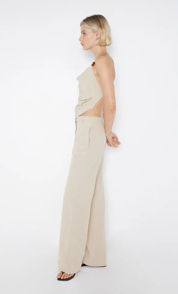 Bec Bridge Sleeveless Women DESIREE HALTER TOP 8211 SAND