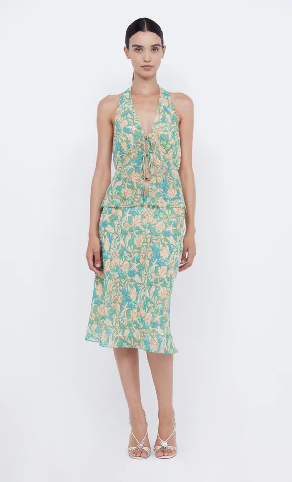 Bec Bridge Sleeveless Women OASIS HALTER TOP 8211 UNDER THE SEA