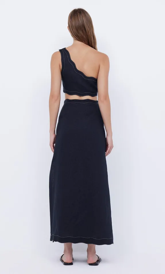 Bec Bridge Sleeveless Women TALLULAH ASYM CROP TOP 8211 BLACKBLACK