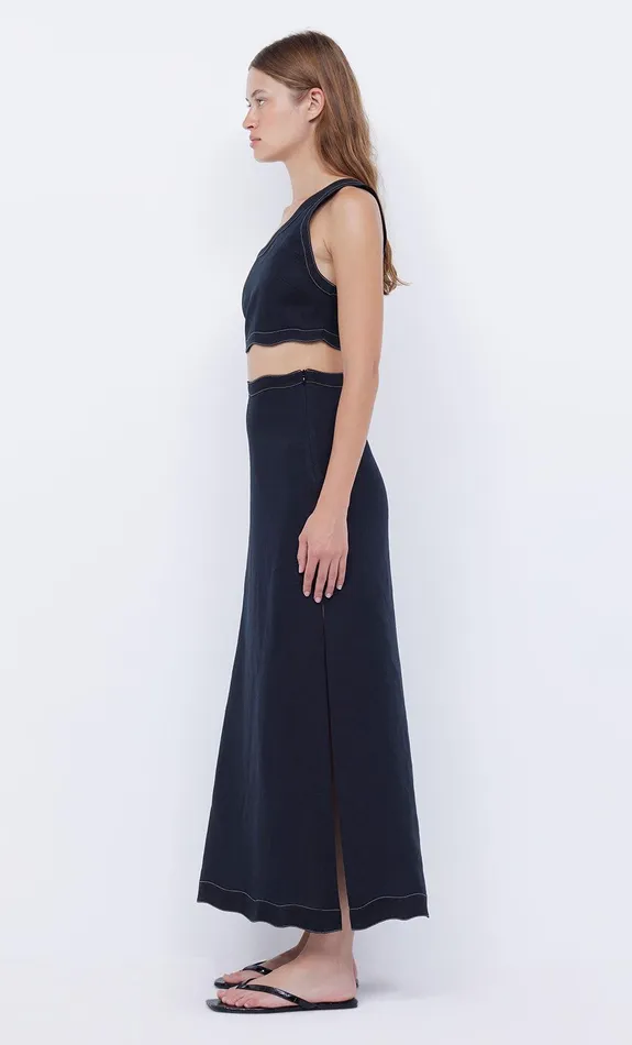 Bec Bridge Sleeveless Women TALLULAH ASYM CROP TOP 8211 BLACKBLACK