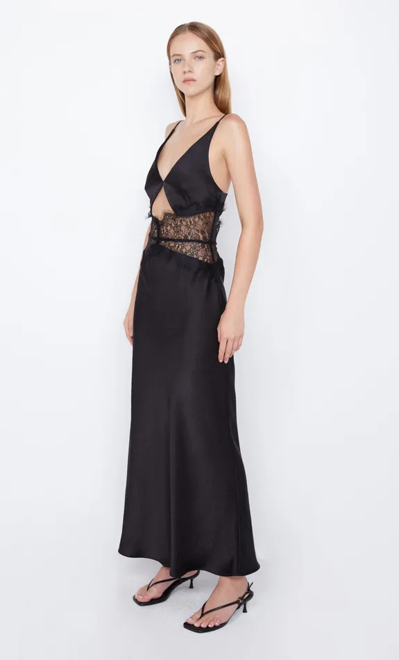 Bec Bridge Wedding Guest Women CAMILLE MAXI DRESS 8211 BLACKBLACK