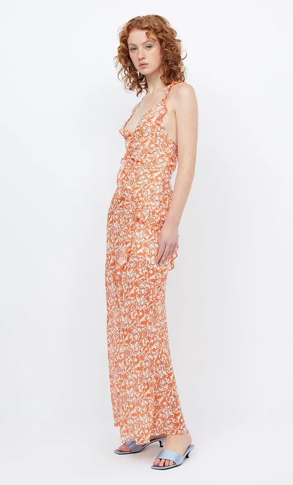 Bec Bridge Wedding Guest Women FIREFLY FRILL MAXI DRESS 8211 FIESTA FLORAL