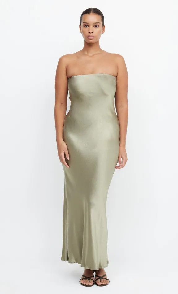 Bec Bridge Wedding Guest Women MOON DANCE STRAPLESS DRESS 8211 SAGE