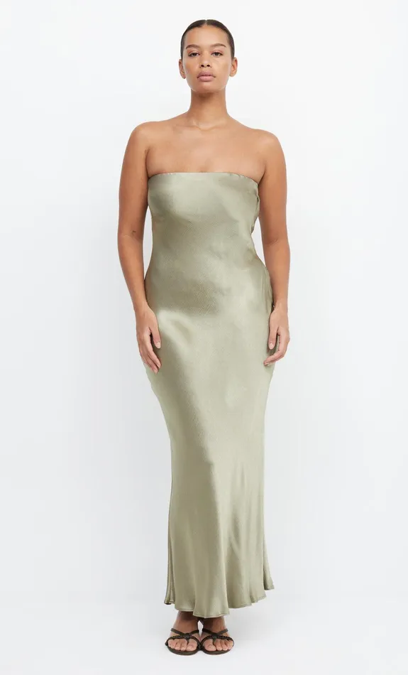 Bec Bridge Wedding Guest Women MOON DANCE STRAPLESS DRESS 8211 SAGE