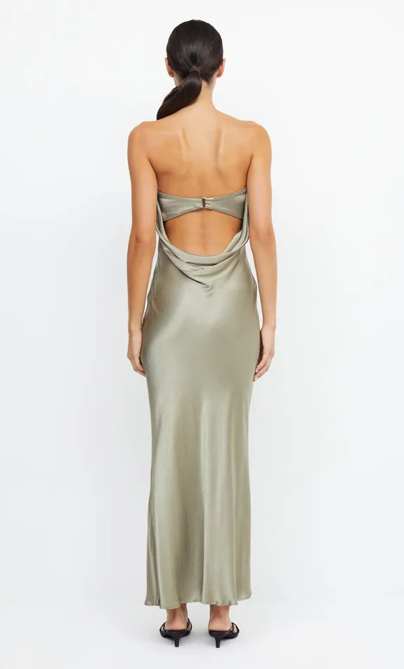 Bec Bridge Wedding Guest Women MOON DANCE STRAPLESS DRESS 8211 SAGE