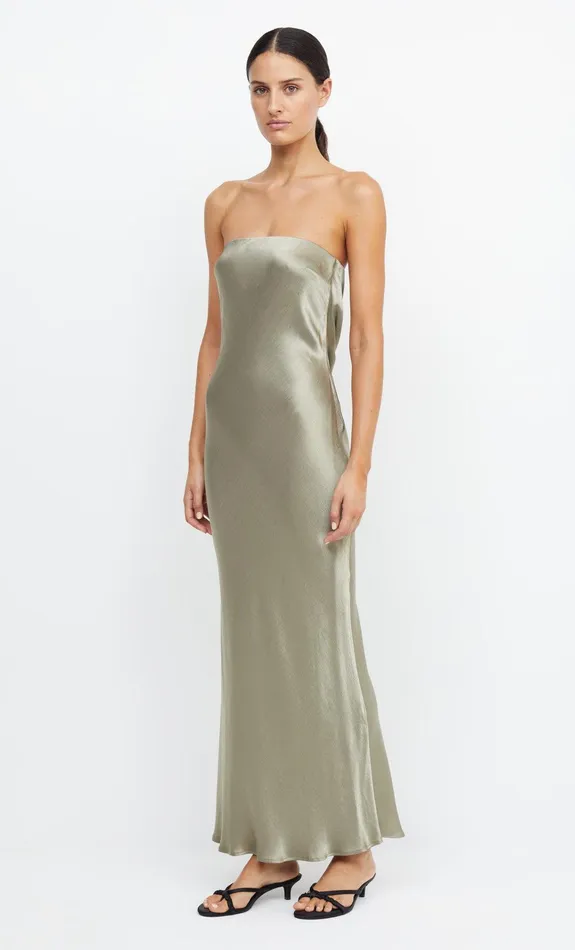 Bec Bridge Wedding Guest Women MOON DANCE STRAPLESS DRESS 8211 SAGE