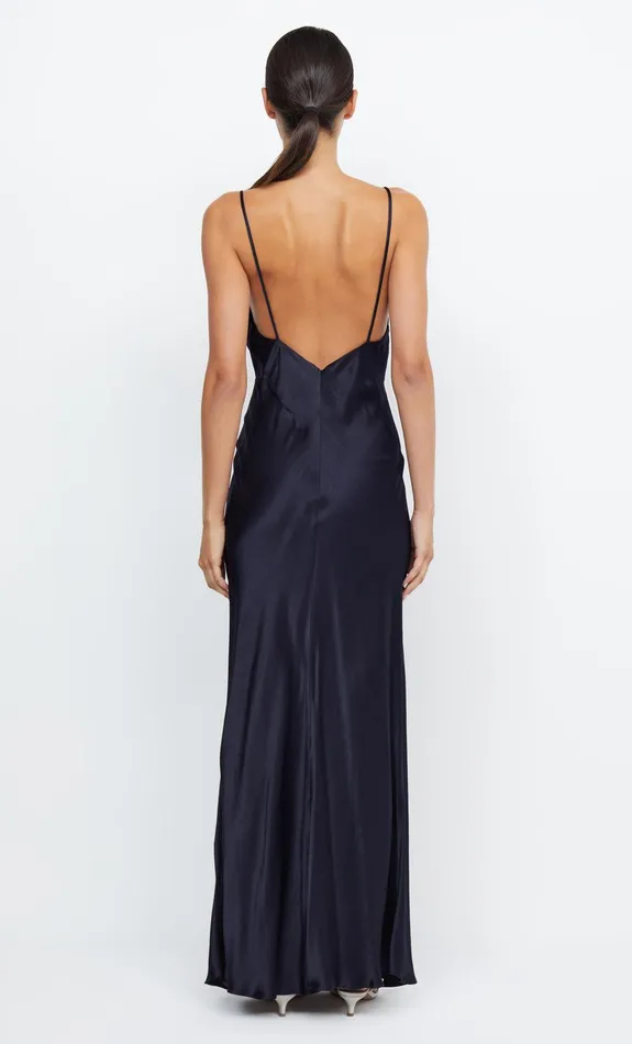 Bec Bridge Wedding Guest Women MOON DANCE V MAXI DRESS 8211 INK