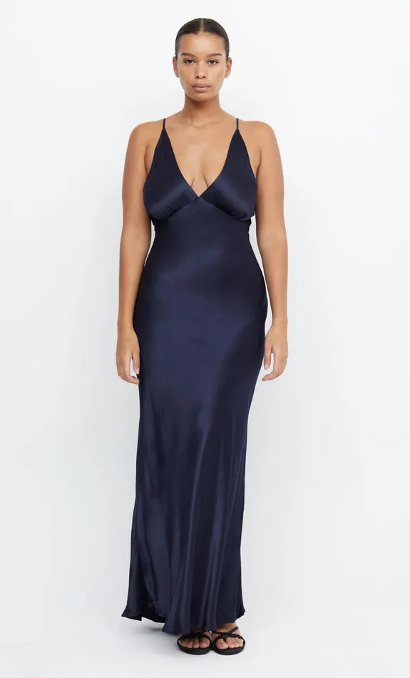 Bec Bridge Wedding Guest Women MOON DANCE V MAXI DRESS 8211 INK