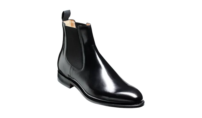 Bedale 8211 Black HiShine Men Barker Shoes Mens Boots
