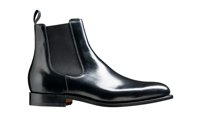 Bedale 8211 Black HiShine Men Barker Shoes Mens Boots