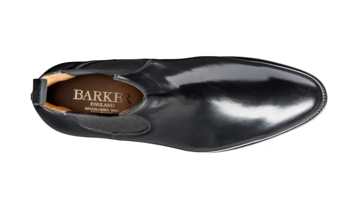 Bedale 8211 Black HiShine Men Barker Shoes Mens Boots