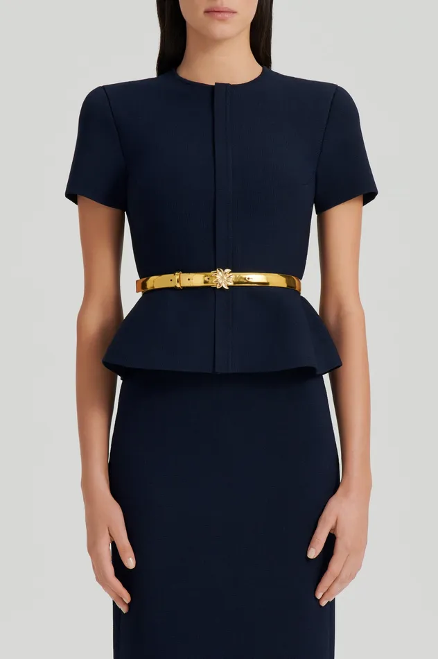 Belts Women FLOWER BUCKLE BELT 2 GOLD Scanlan Theodore
