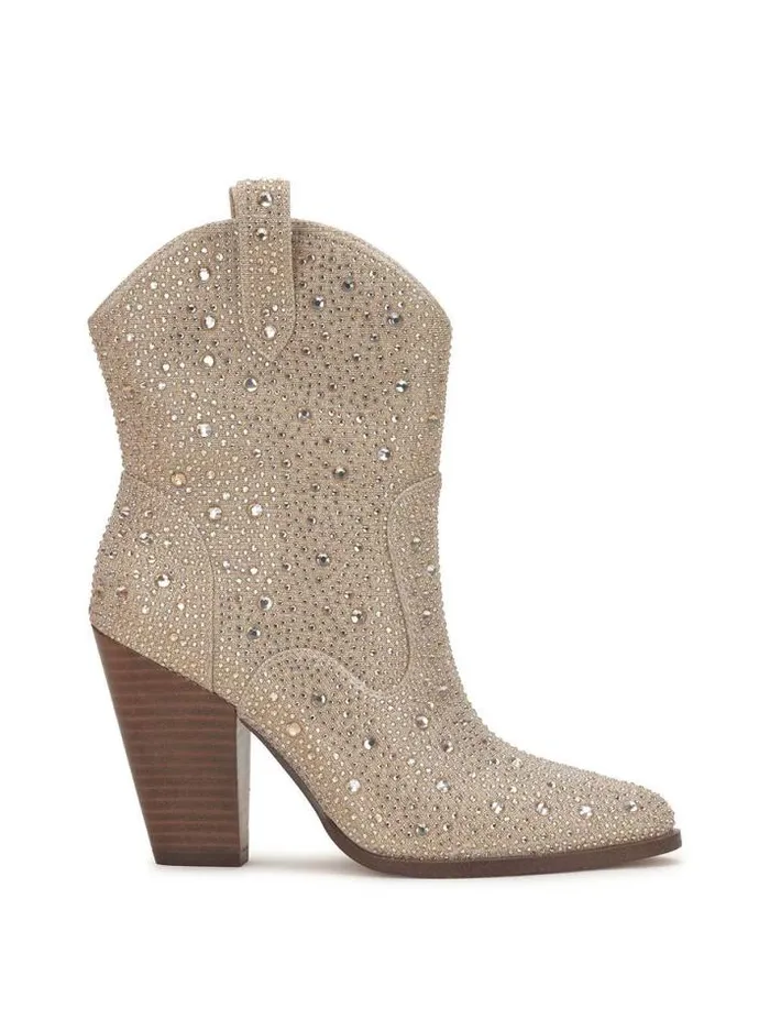 Bestsellers Shoes Jessica Simpson Cissely Western Bootie In Champagne