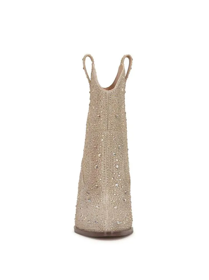 Bestsellers Shoes Jessica Simpson Cissely Western Bootie In Champagne