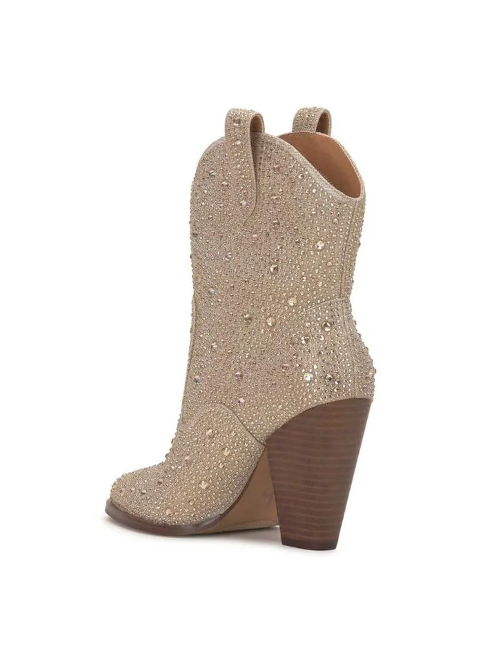 Bestsellers Shoes Jessica Simpson Cissely Western Bootie In Champagne