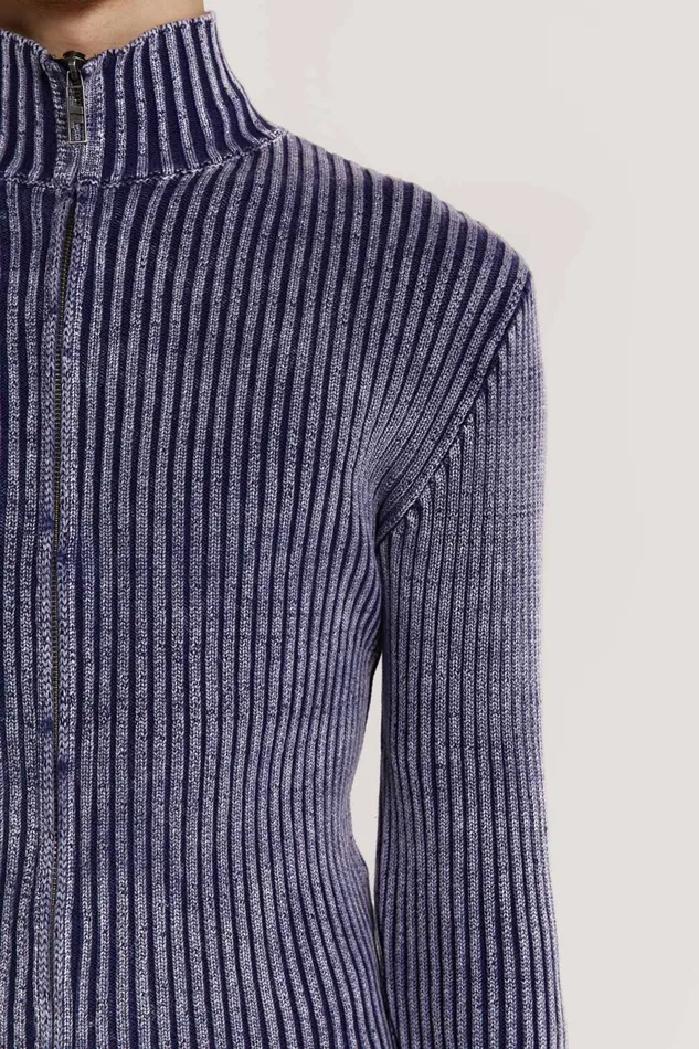 Bestsellers Shop Blue Lucid Knit Track Top Jaded London Men