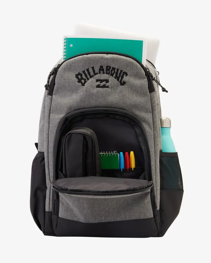 Billabong Backpacks Command 29L Large Backpack Grey Heather 8211 Men Billabong Backpacks Command 29L Large Backpack Grey Heather 8211 Men